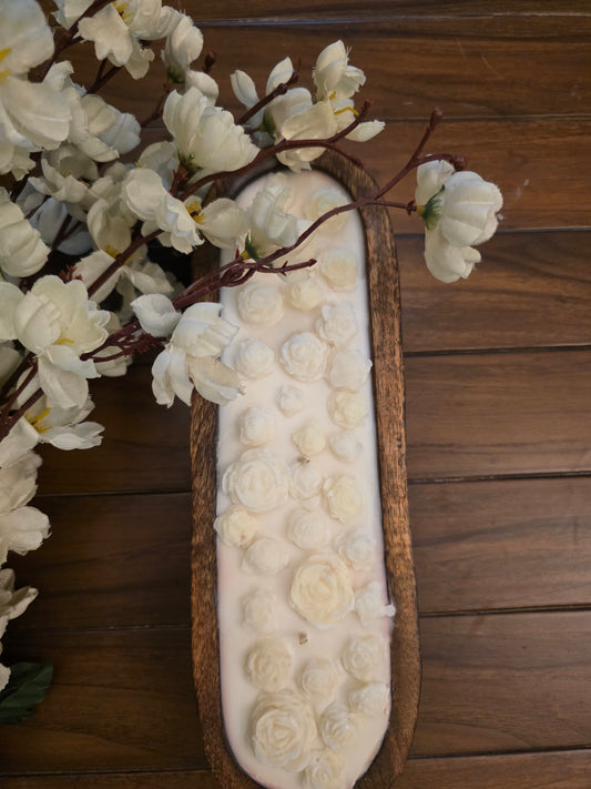 Wooden Boat Scented Candle