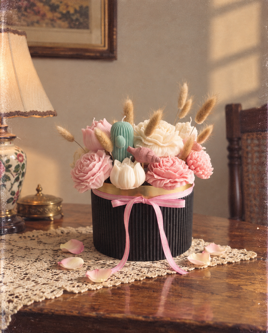 Hand-Poured Soy Wax Candle Bouquet