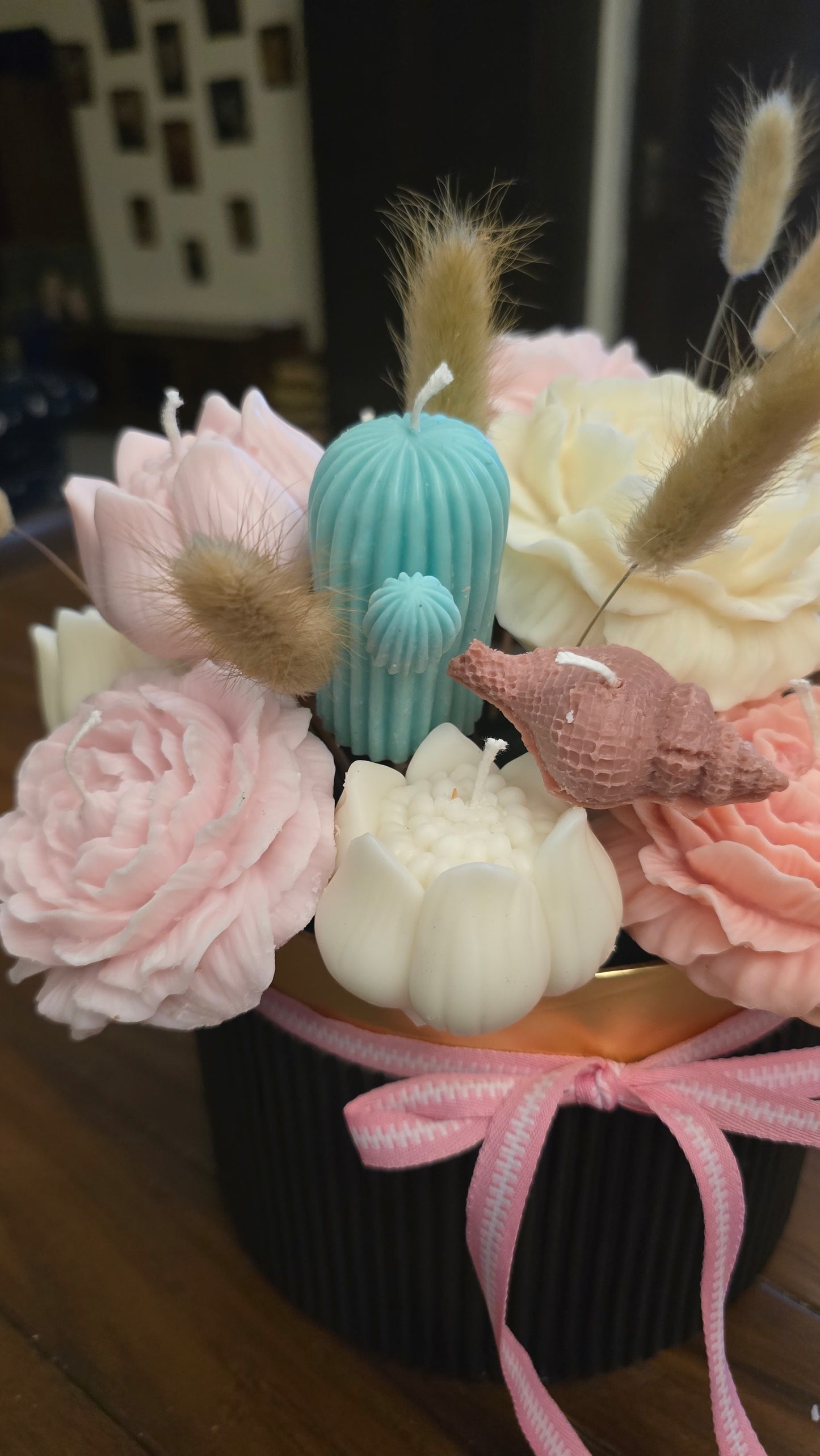 Hand-Poured Soy Wax Candle Bouquet
