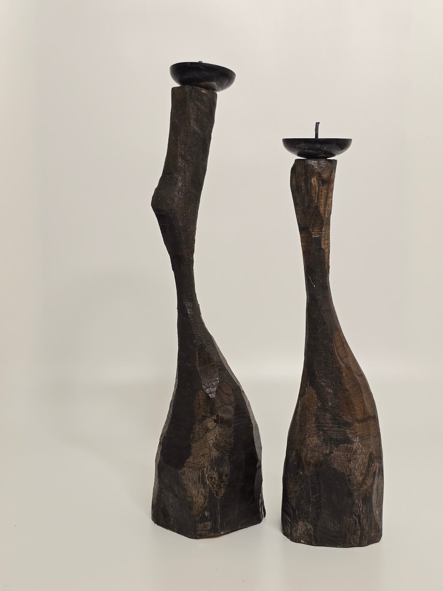 Rustic Pair Candle Holder