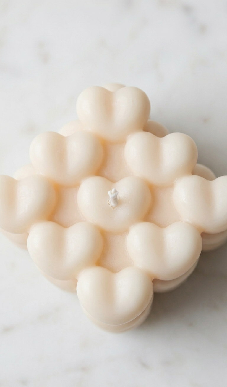 Scented Heart Cube Candle